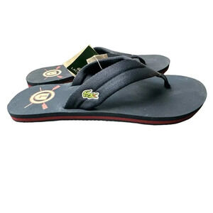 Lacoste Men's Randle TBC Flip Flop Rowing Club Blue Size 13 New..